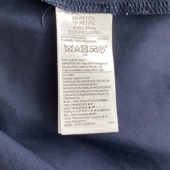 BR Navy Polo Top with Ruffle Sleeve - Picture 5 of 5